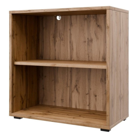 Nejlevnější nábytek Regál nízký NEJBY GIANNI PREMIUM, dub wotan