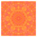 Ilustrace Sun Seamless Pattern. Yellow Orange Stars, oxygen, 40 × 40 cm