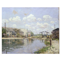 Obrazová reprodukce The Canal Saint-Martin, Paris, 1872, Alfred Sisley, 40 × 30 cm