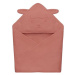 Lionelo Muslin Hooded Towel Red Coral