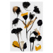 Ilustrace Black Dry Flowers, Treechild, (26.7 x 40 cm)
