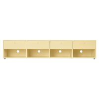 Světle žlutý TV stolek 214x45 cm Mistral – Hammel Furniture