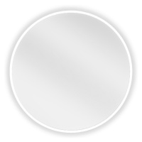 MEXEN Loft zrcadlo 50 cm, bílý rám 9850-050-050-000-20