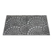 Gumová rohožka - předložka LUBIANA stříbrná 45x75 cm Mybesthome