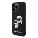 Zadní kryt Karl Lagerfeld 3D Rubber Karl and Choupette pro Apple iPhone 13 Pro Max, black