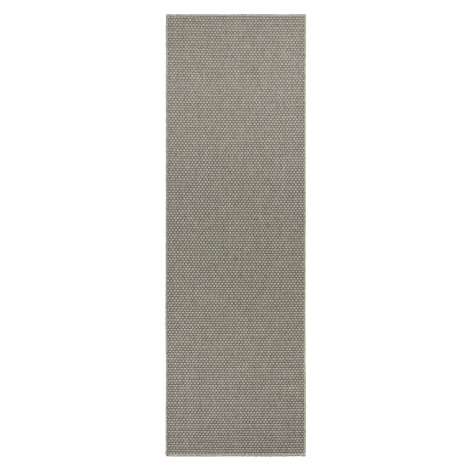 BT Carpet - Hanse Home koberce Běhoun Nature 104273 Light Grey – na ven i na doma - 80x500 cm