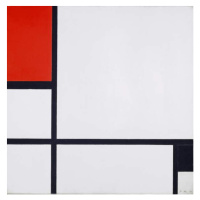 Mondrian, Piet - Obrazová reprodukce Composition No. I, (40 x 40 cm)