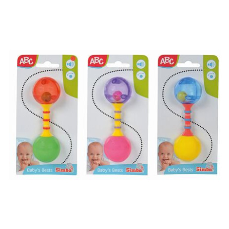 ABC První chrastítko 13,5cm, 3 druhy