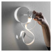 Knikerboker Knikerboker Curve LED nástěnné světlo z oceli bílá