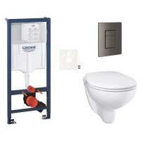 Závěsný wc set do lehkých stěn / předstěnová montáž Grohe Bau Ceramic SIKOGRSBAUSCAL0