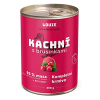 LOUIE kachní (95 % v pevné složce) s brusinkami 400 g