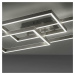 PAUL NEUHAUS LED stropní svítidlo stříbrná barva, 82x50cm, stmívatelné, CCT, paměťová funkce 270