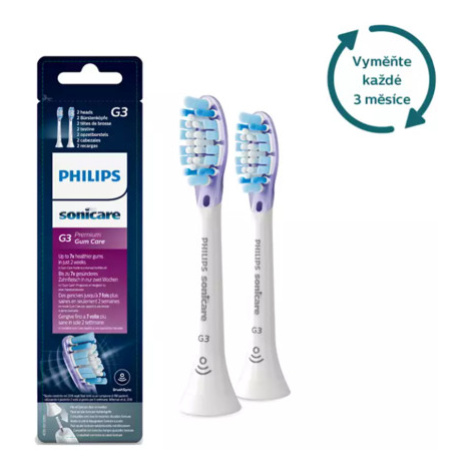Philips Sonicare Premium Gum Care standardní náhradní hlavice HX9052/17, 2 ks