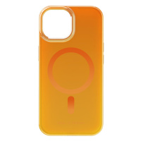 Ochranný kryt s Magsafe Clear Case Mid iDeal Of Sweden pro Apple iPhone 15, orange spritz