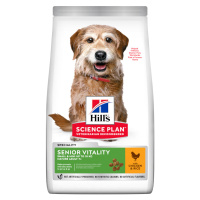 Hill's Science Plan Canine Mature Adult Senior Vitality 7+ Small & Mini Chicken - výhodné balení