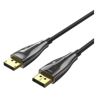 Vention Optical DP 1.4 (Display Port) Cable 8K 15M Black Zinc Alloy Type