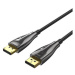 Vention Optical DP 1.4 (Display Port) Cable 8K 15M Black Zinc Alloy Type