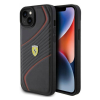 Pouzdro Ferrari Twist Metal Logo pro iPhone 15 Plus