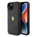 Pouzdro Ferrari Twist Metal Logo pro iPhone 15 Plus