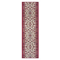 Hanse Home Collection koberce AKCE: 80x200 cm Běhoun Basic 105494 Red Creme - 80x200 cm