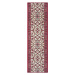 Hanse Home Collection koberce AKCE: 80x200 cm Běhoun Basic 105494 Red Creme - 80x200 cm