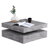 Konferenční stolek ANAKIN, světle šedý beton Z EXPOZICE PRODEJNY, II. jakost