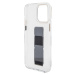 Zadní kryt Guess PU Grip Stand 4G Metal Logo pro Apple iPhone 15 Pro, černá