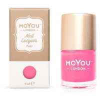 MoYou Razítkovací lak na nehty - PINK! 9 ml