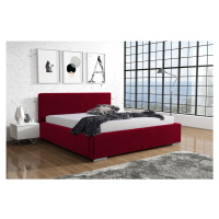 Eka Čalouněná postel Shadow - Kronos 90x200 cm Barva látky: Červená (02), Úložný prostor: S kovo
