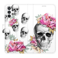 iSaprio flip pouzdro Crazy Skull pro Samsung Galaxy A32 5G