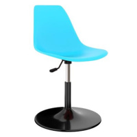 Otočné jídelní židle 2 ks modré PP