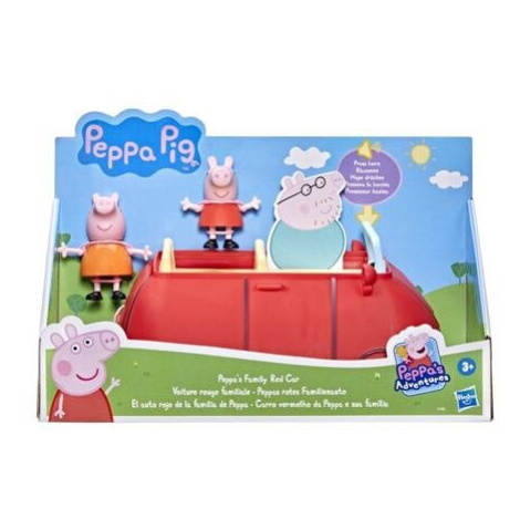 Hasbro Prasátko Peppa rodinné červené auto