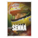 Umělecký tisk Ayrton Senna - Designed to Win - 2023, Automobilist, 50 × 70 cm