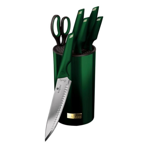 BERLINGERHAUS Sada nožů nerez 7 ks Emerald Collection ve stojanu BH-2794 Berlinger Haus