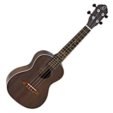 Ortega RUCOAL Coal Black Koncertní ukulele