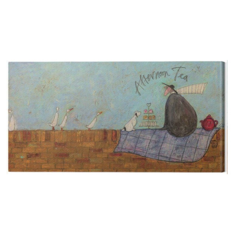 Obraz na plátně Sam Toft - Afternoon Tea, (60 x 30 cm) Pyramid