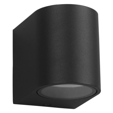 Venkovní nástěnné svítidlo OVALIS 1xGU10/60W/230V IP44 černá Donoci