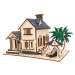 Woodcraft construction kit Woodcraft Dřevěné 3D puzzle Dům na pláži