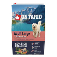 ONTARIO Dog Adult Large Fish & Rice 2.25 kg