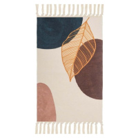 Krémový pratelný koberec s příměsí bavlny 50x80 cm – Casa Selección