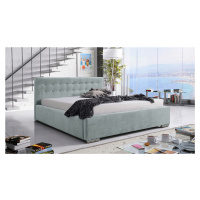 Eka Čalouněná postel Anastasia 90x200 cm Barva látky Trinity: (2321) Světlá zelená