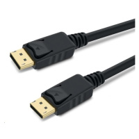 PREMIUMCORD DisplayPort 1.3/1.4 přípojný kabel M/M, zlacené konektory, 3m