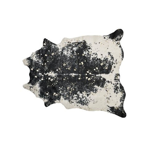 Koberec z umělé hovězí kůže se skvrnami 130 x 170 cm černý / bílý BOGONG, 309373 BELIANI