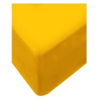4sleep jersey prostěradlo s gumičkou, 70 × 140 - 07 - žlutooranžová