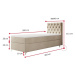 Expedo Čalouněná postel boxspring FESTER, 90x200, Monolith 02, pravá