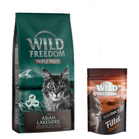 Wild Freedom 6,5 kg + Wild Freedom Filet Snacks kuřecí 100g zdarma - "Asian Lakesides" - bez obi
