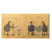 Obraz na plátně Sam Toft - Tea For Two Tea For Three, (30 x 60 cm)