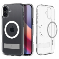 Pouzdro pro iPhone 16, Spigen Slim Armor pro MagSafe průhledný se stojánkem