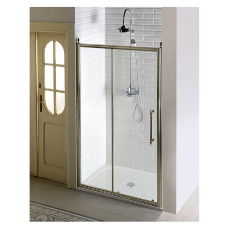 ANTIQUE sprchové dveře posuvné,1100mm, ČIRÉ sklo, bronz GQ4211C GELCO