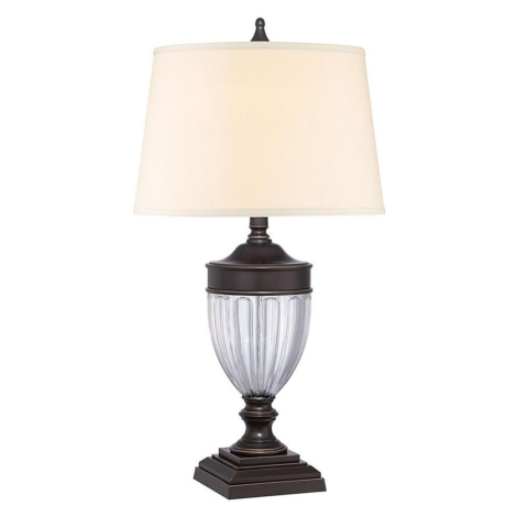 Elstead Quoizel QZ-DENNISON-PB - Stolní lampa DENNISON 1xE27/60W/230V bronzová QZ-DENNISON-PB